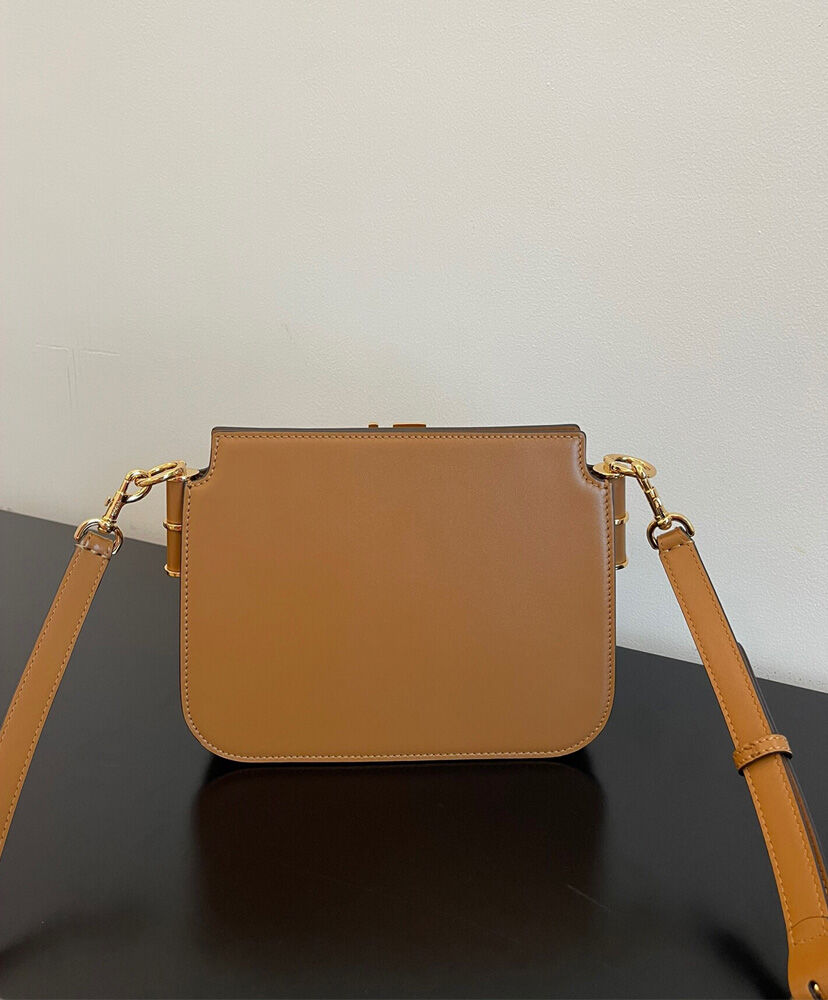 Fendi Touch Gusseted Bag 8BT349 Brown